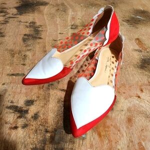 Isa Tapia Hearts & Dots Ballet Flats 39.5